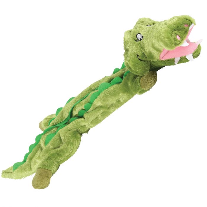 Happy Pet Dog Toy Alligator Crinkler