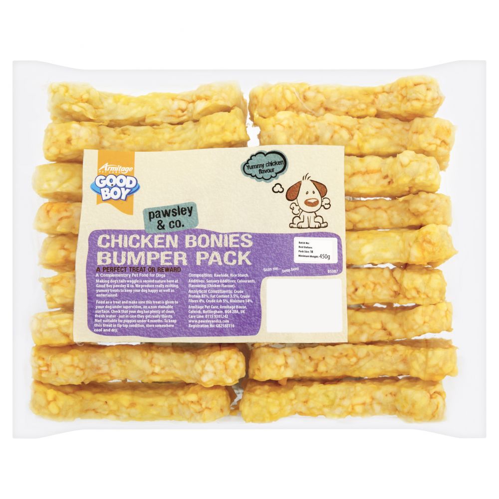 Good Boy Pawsley & Co Chicken Bonies Chews 450g
