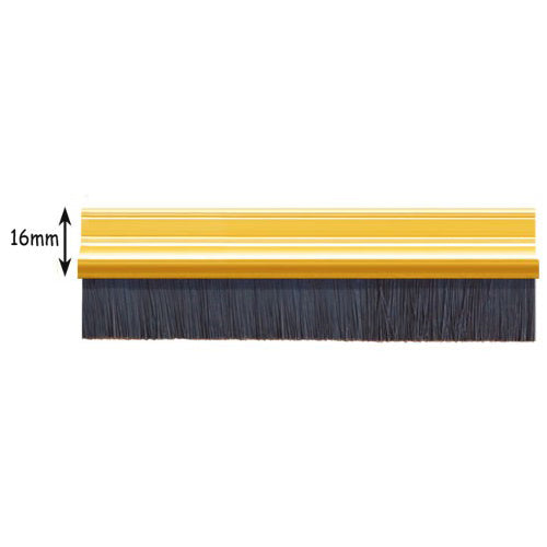 Exitex Aluminium Brushstrip 914mm Gold