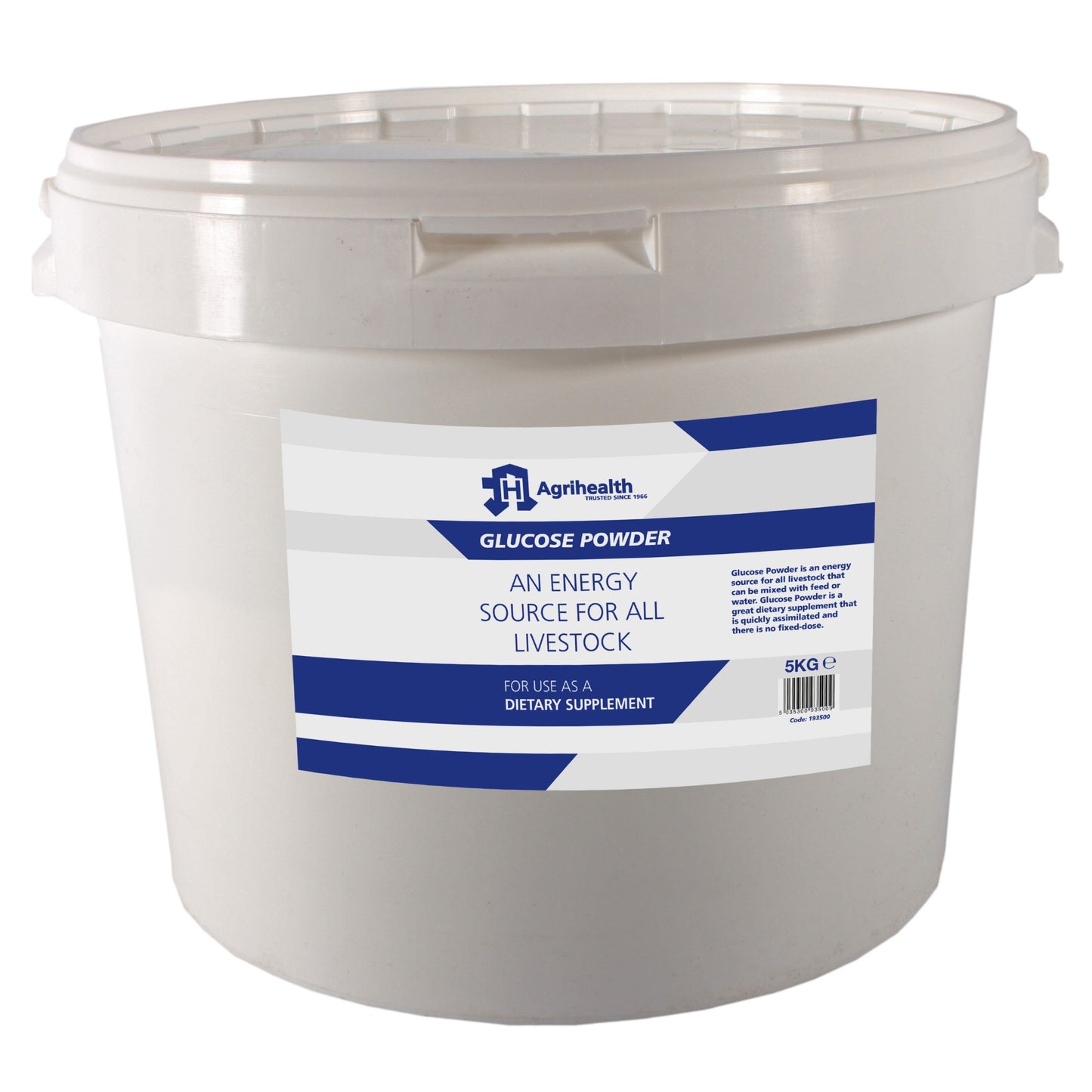 Agrihealth Dextrose Powder Bucket 2kg