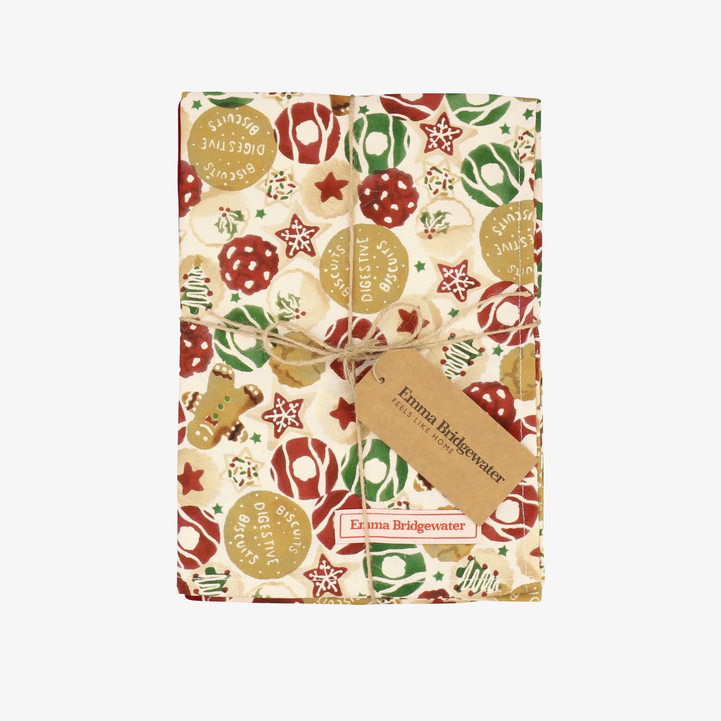 Emma Bridgewater Christmas Biscuits Double Oven Glove & Tea Towel Set