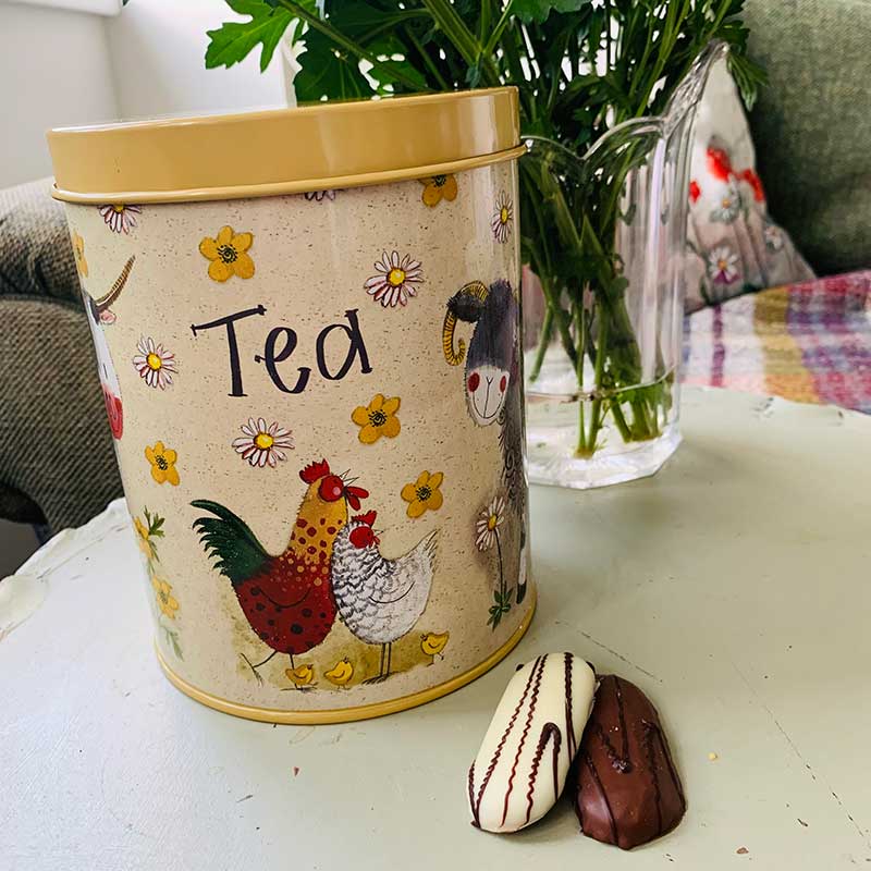 Alex Clark Daisyfield Farm Tea Storage Tin