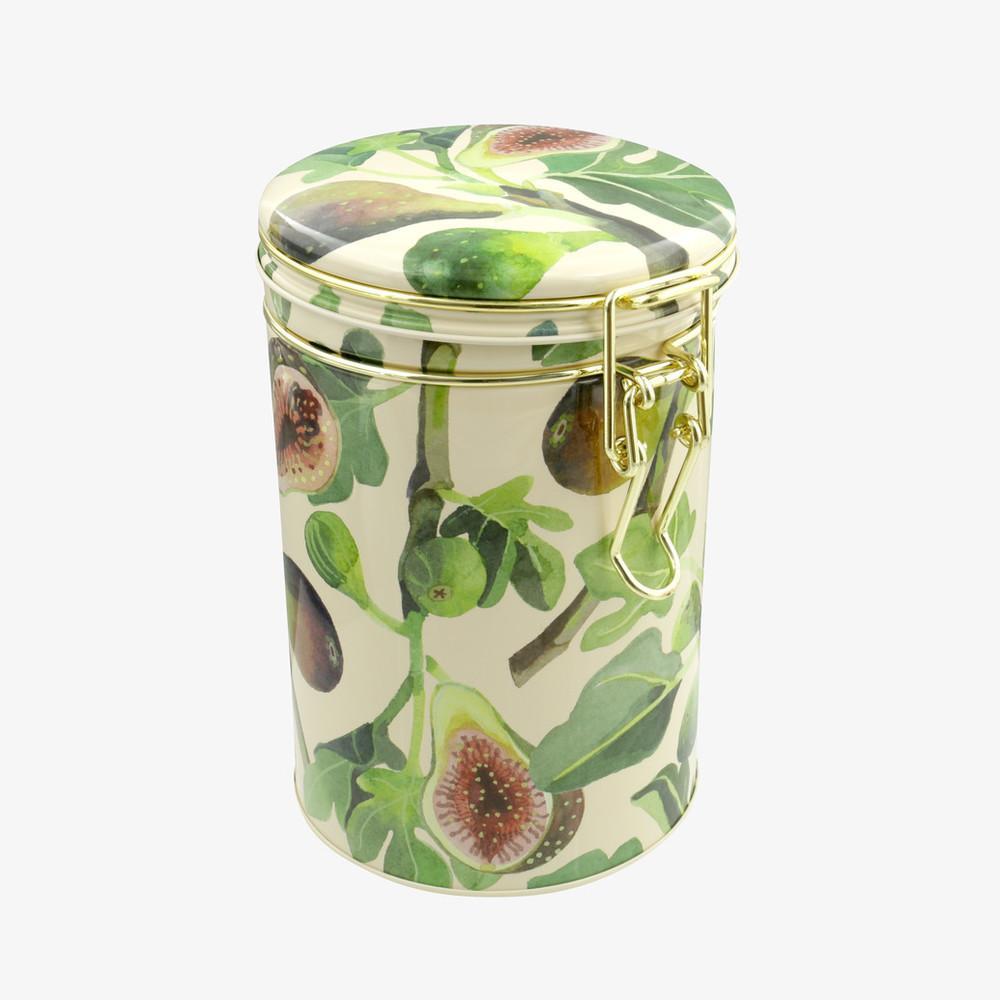Emma Bridgewater Figs Clip Lid Tin Caddy