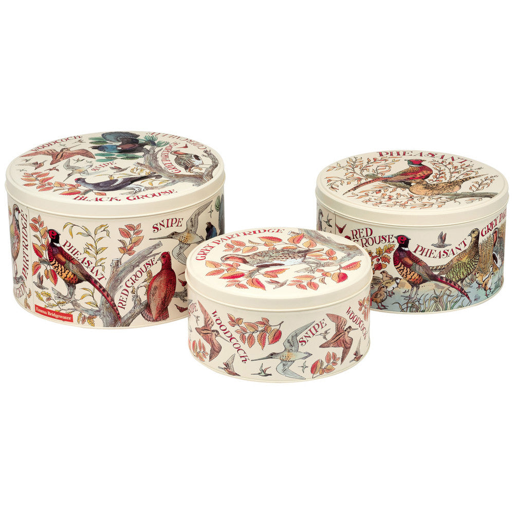 Emma Bridgewater Game Birds Cake Tins Set of 3