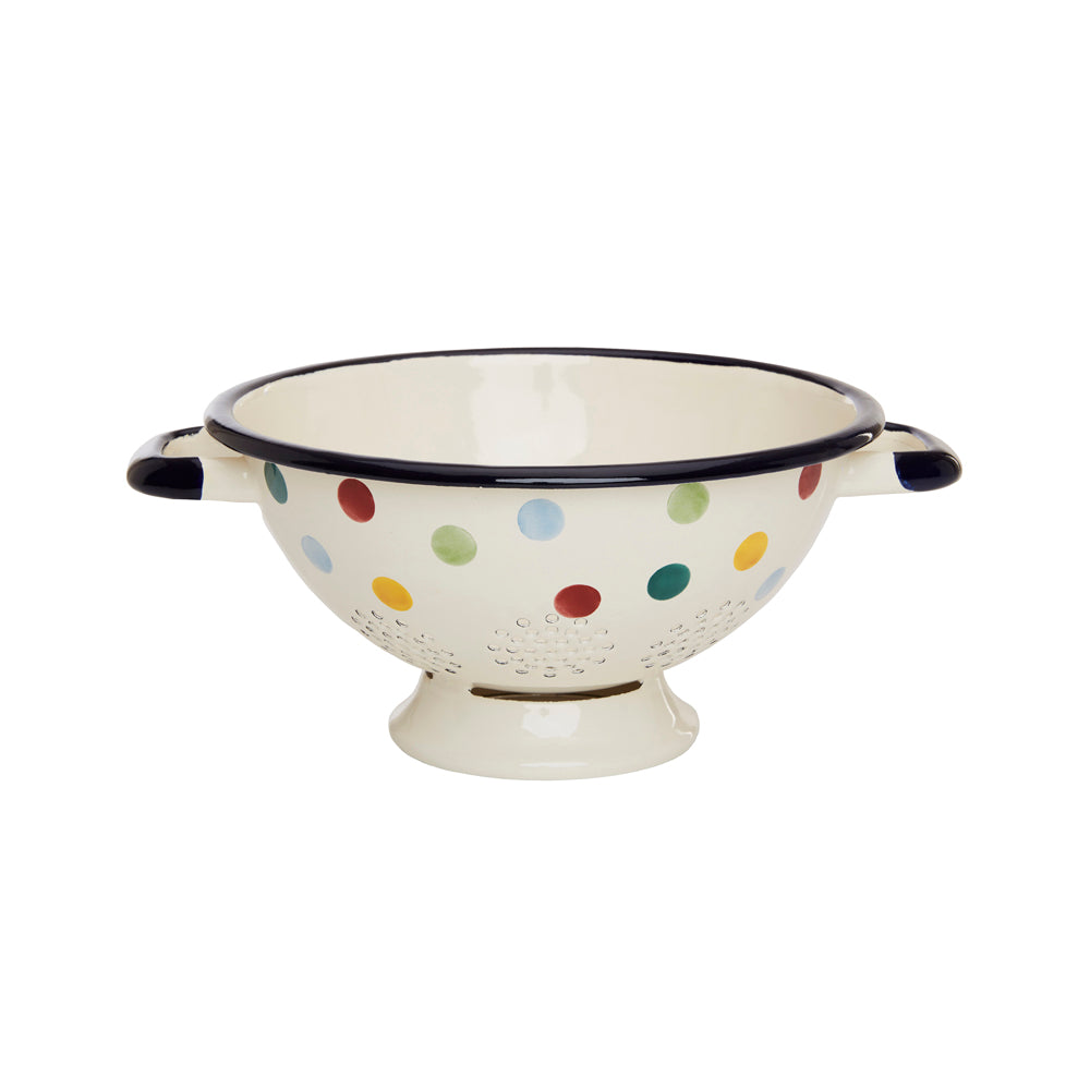 Emma Bridgewater Polka Dot Enamel Colander