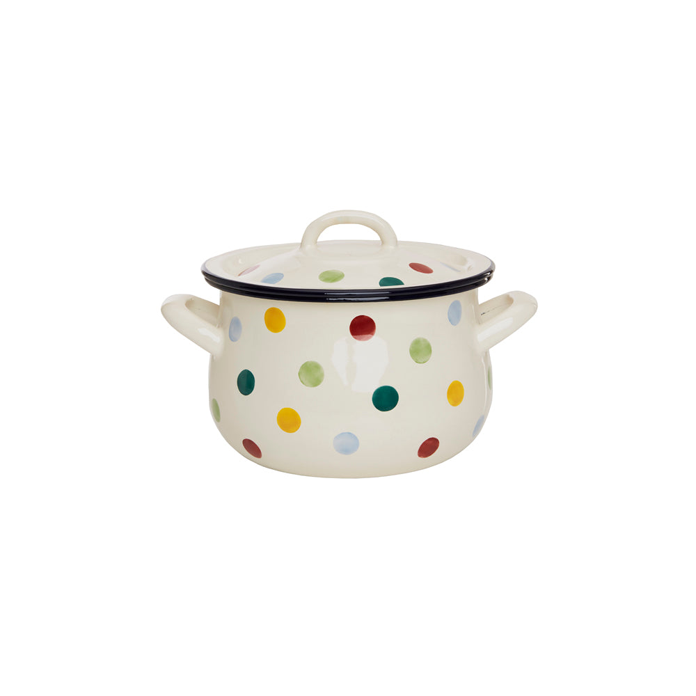 Emma Bridgewater Polka Dot Enamel Small Casserole Dish