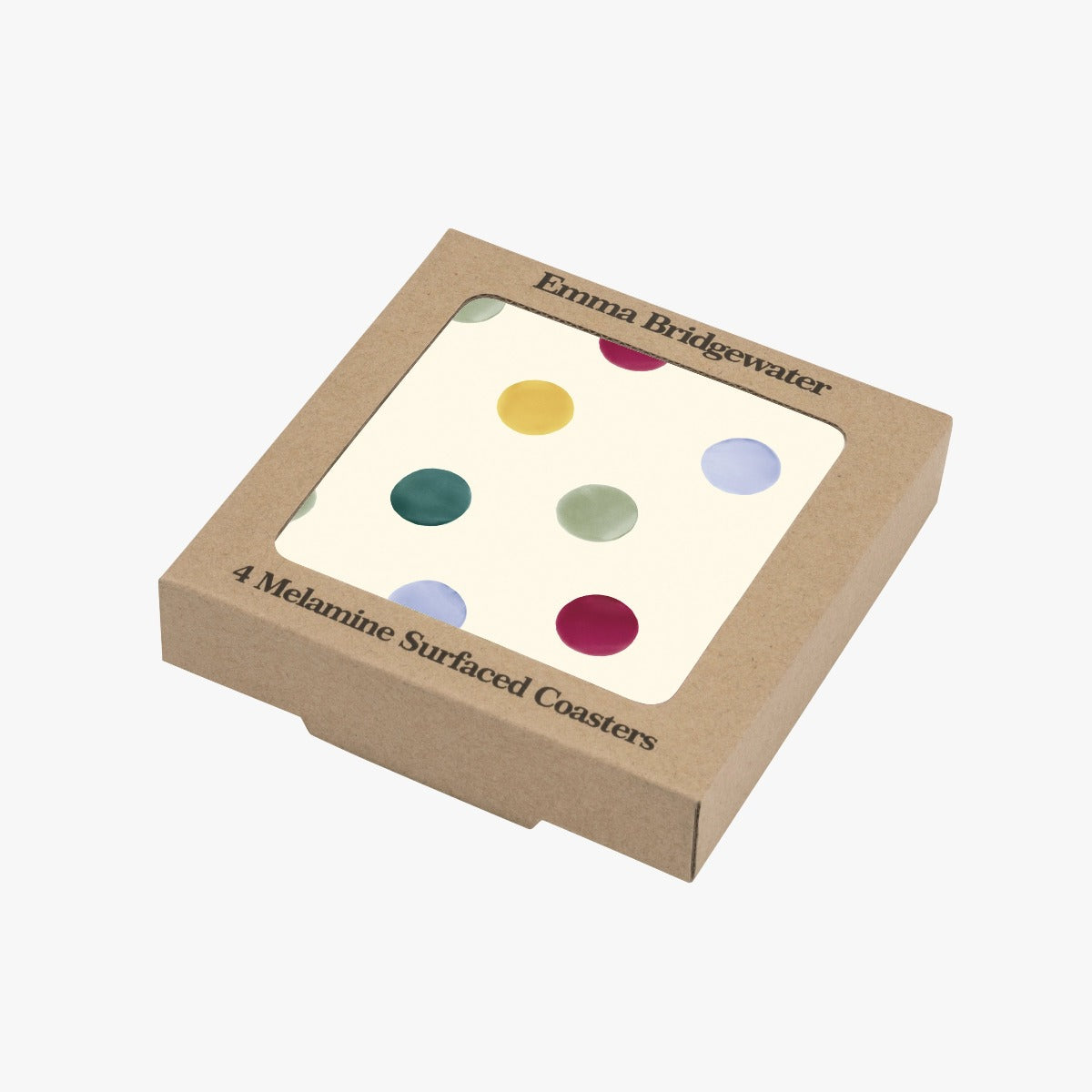 Emma Bridgewater Polka Dot Set of 4 Bamboo Coasters