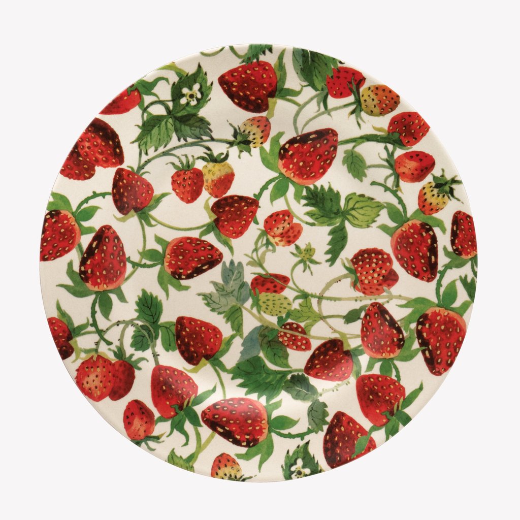 Emma Bridgewater Strawberries Bamboo Melamine Plate