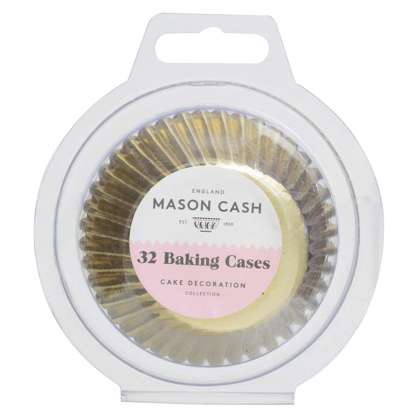 Mason Cash Set of 32 Gold Foil Cupcake Cases