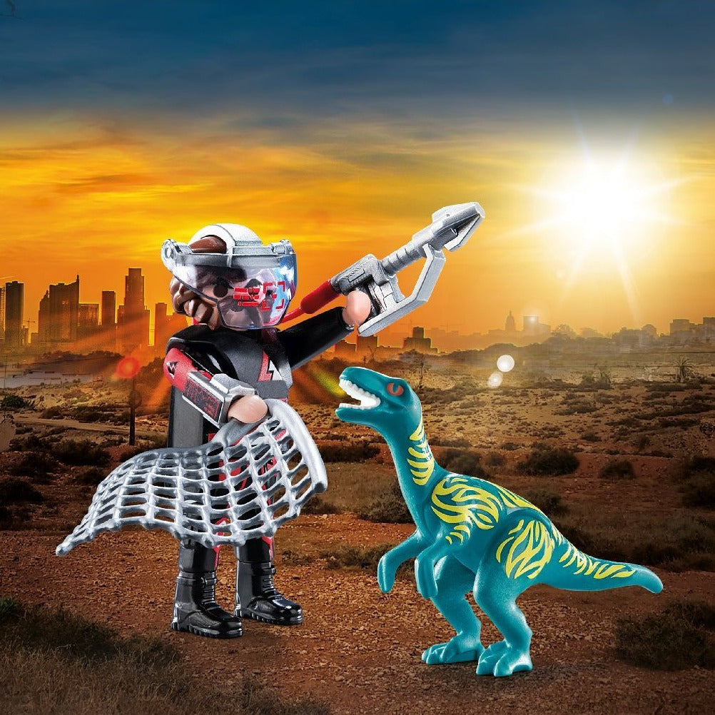 Playmobil DuoPack Velociraptor with Dino Catcher