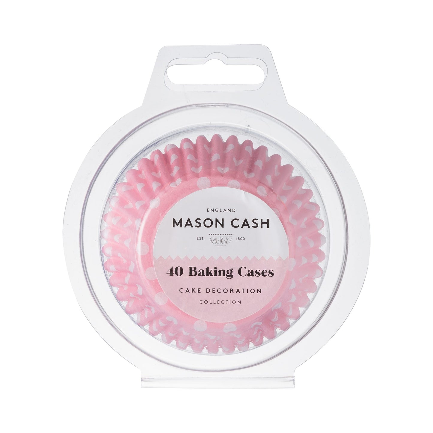 Mason Cash Set of 40 Pink Polka Dot Cupcake Cases