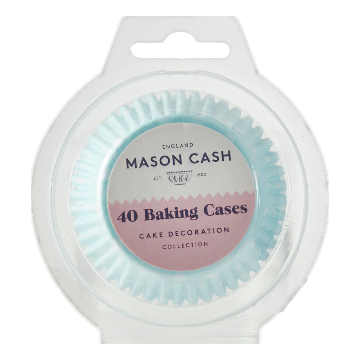 Mason Cash Set of 40 Blue Polka Dot Cupcake Cases