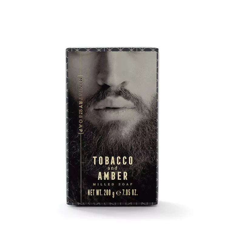 Ministry of Soap Woodsman Tobacco & Amber Soap
