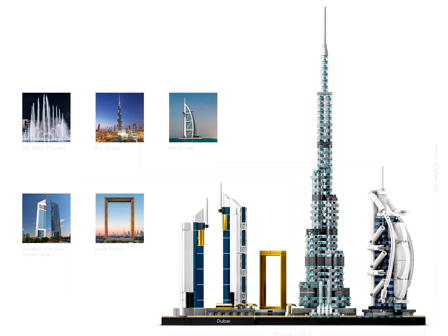 LEGO Architecture Dubai Skyline 21052