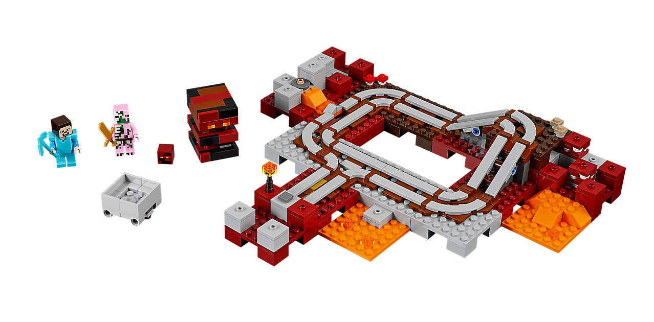 Lego Minecraft The Nether Railway 21130