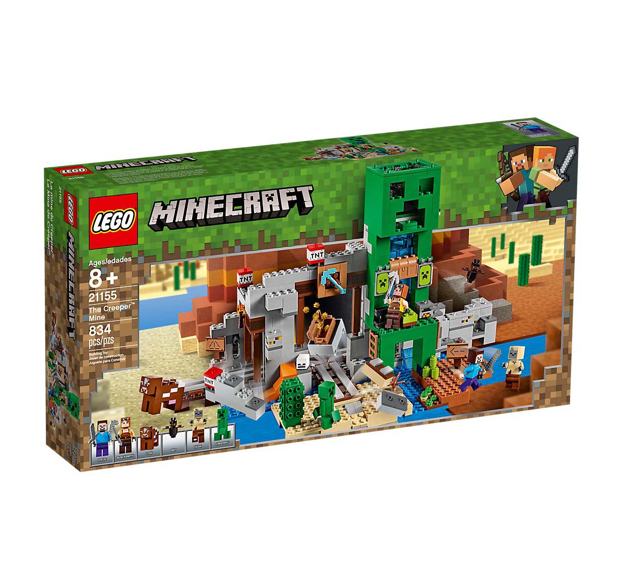 Lego Minecraft The Creeper Mine 21155