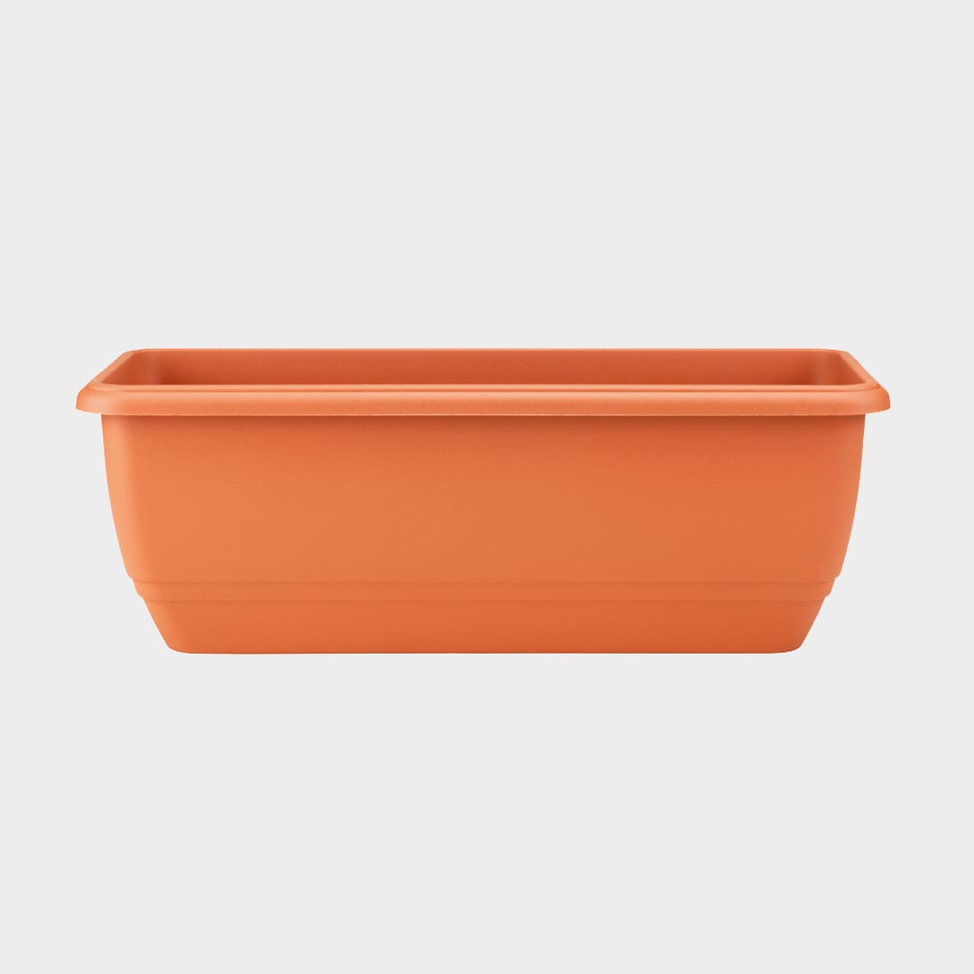 Stewart Balconniere Trough Terracotta 70cm