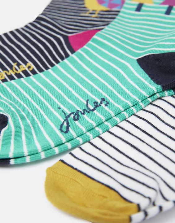 Joules Xmas 3 Pack Socks