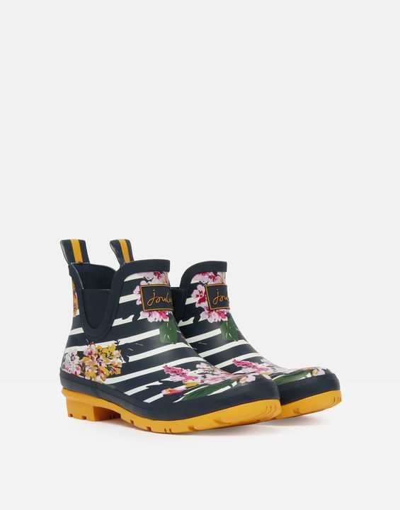 Joules Wellibob Short Height Printed Wellies