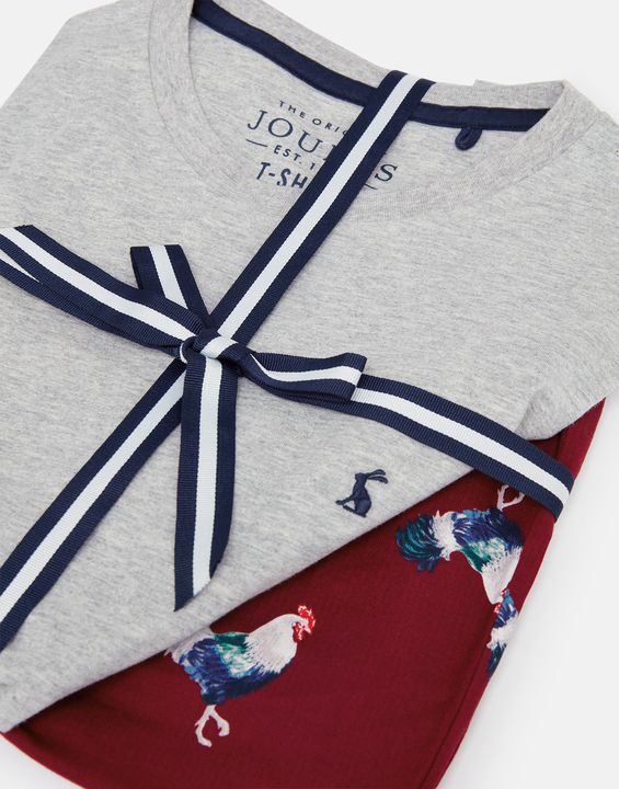 Joules Goodnight Printed Bottoms & T-Shirt Set