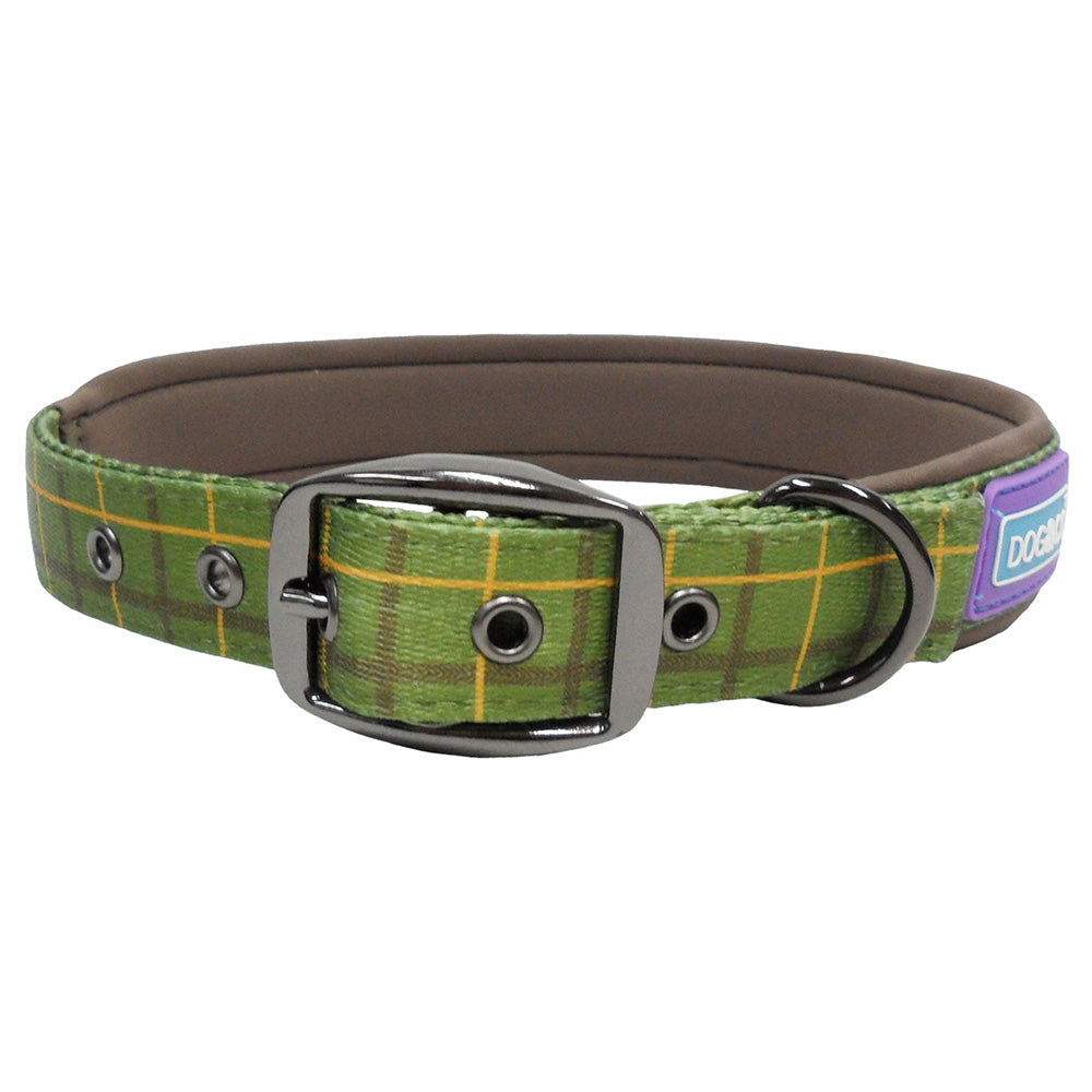 Hem & Boo Country Check Dog Collar