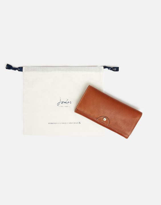 Joules Tally Luxe Envelope Leather Purse