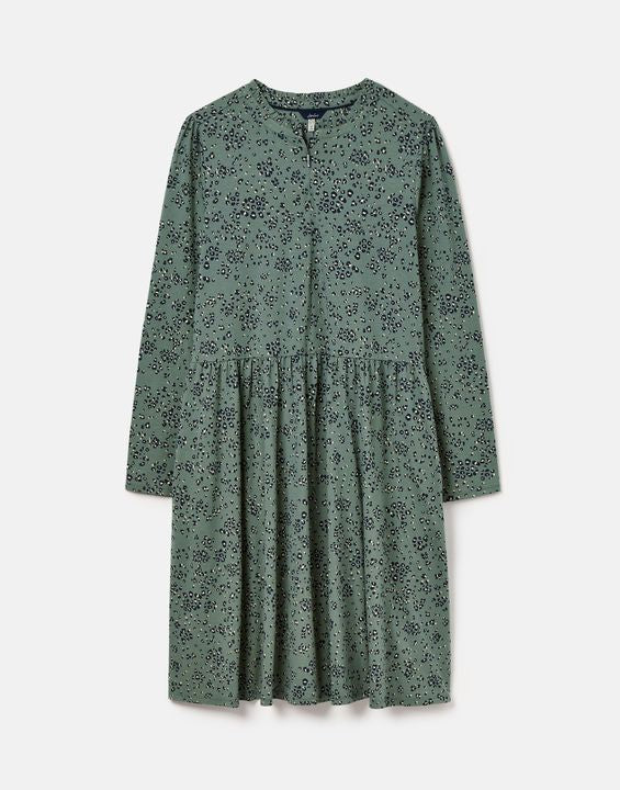 Joules Aurora Zip Down Jersey Dress
