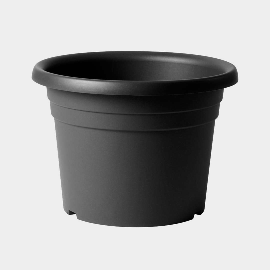 stewart plant pots Stewart Cilindro Planter Black 70 x 52cm – Sam Turner & Sons