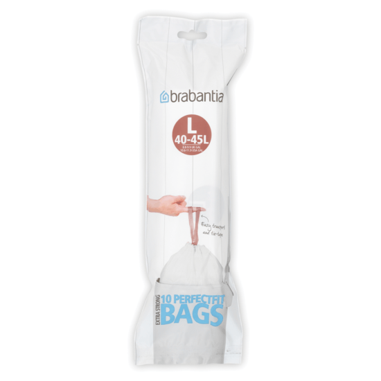 Brabantia PerfectFit Bin Liners L 40-45L (10 bags)