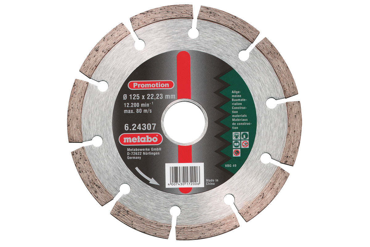 Metabo Diamond Cutting Disc 115 x 22.23mm