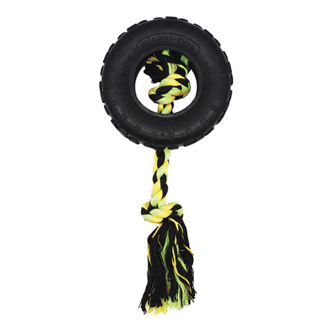 Happy Pet Dog Toy Grrrelli Tyre Tugger