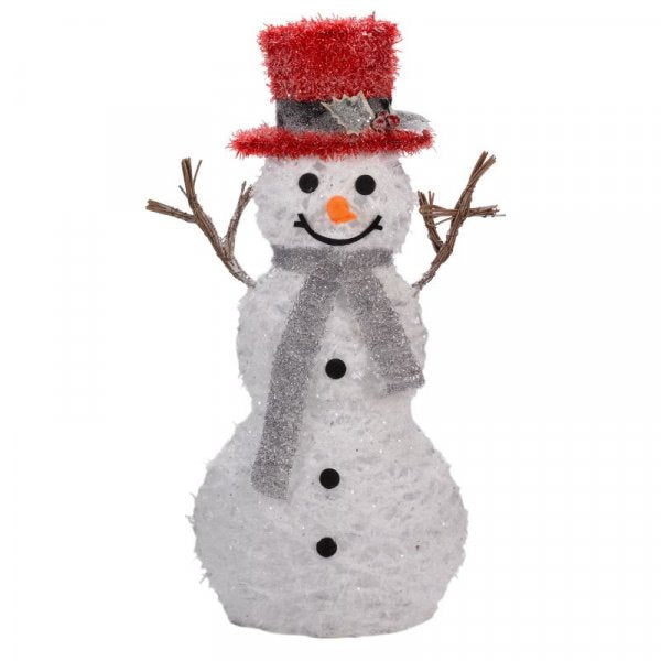 Three Kings LED Holly McSnowflake