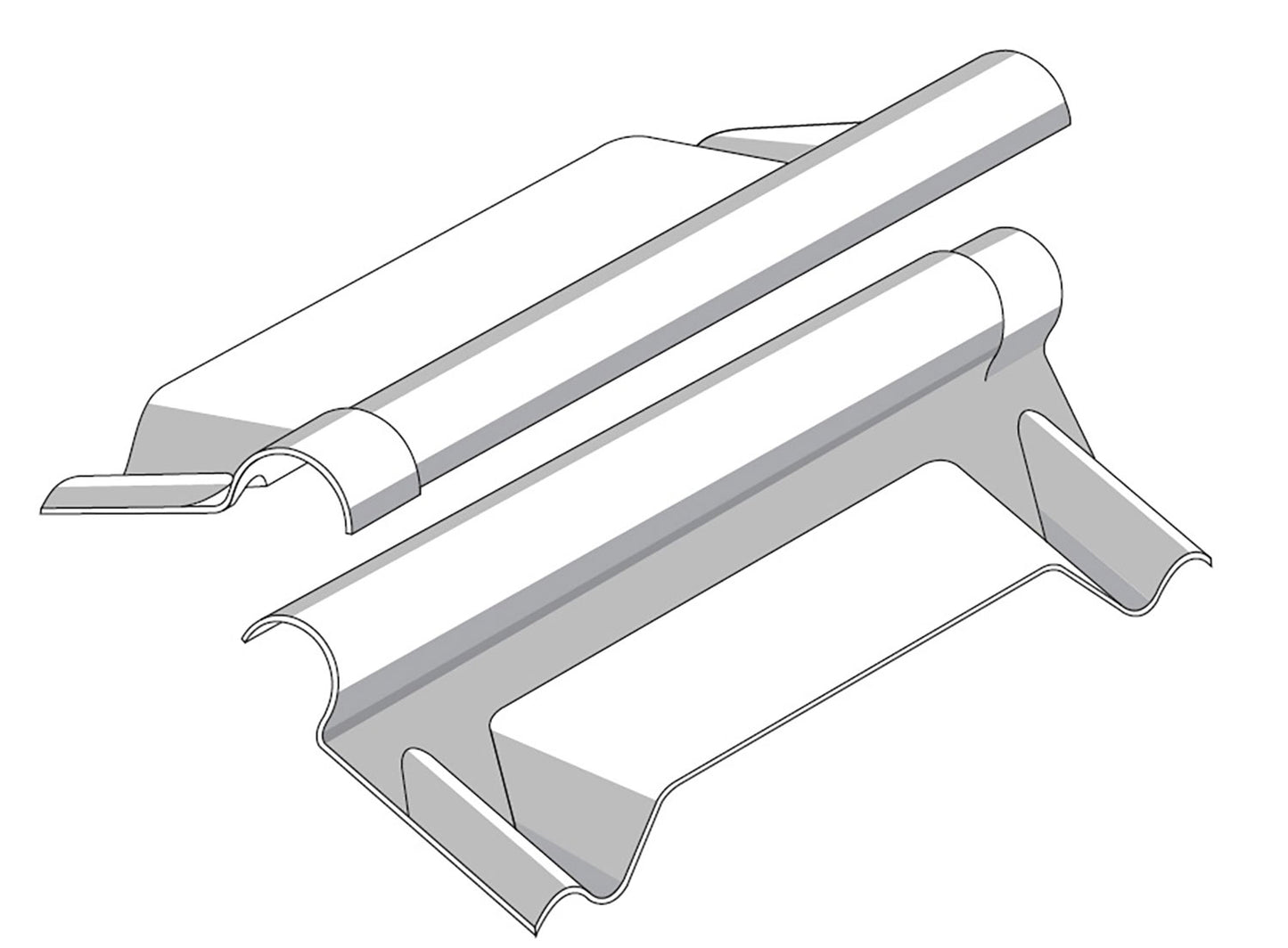 Eternit Profile 6'' 2 Piece Ventilating Ridge