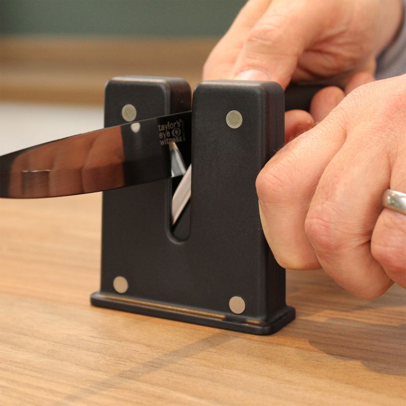 Taylors Eye Witness Sheffield Choice Plus Knife Sharpener – Black