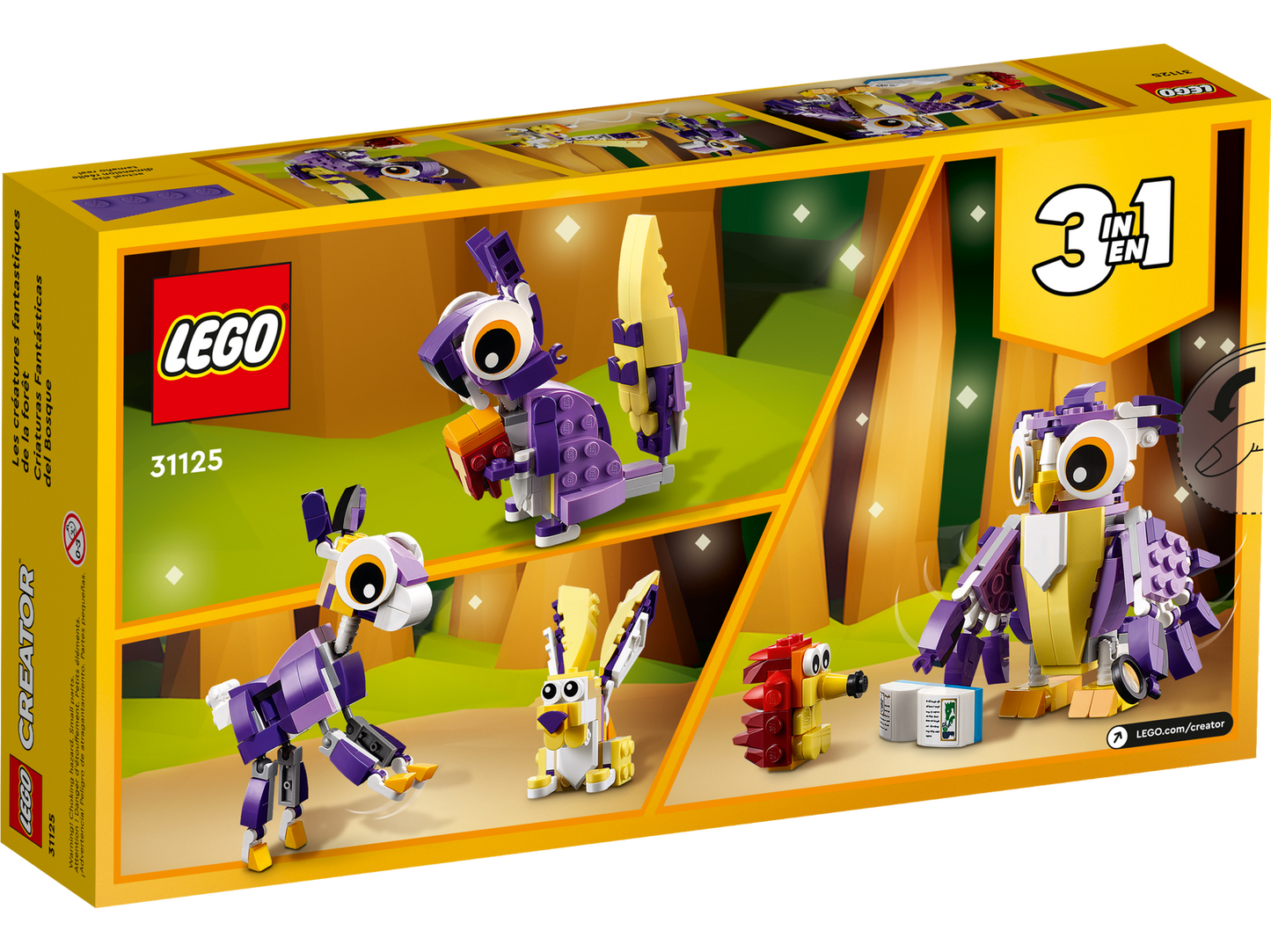 LEGO Creator Fantasy Forest Creatures 31125