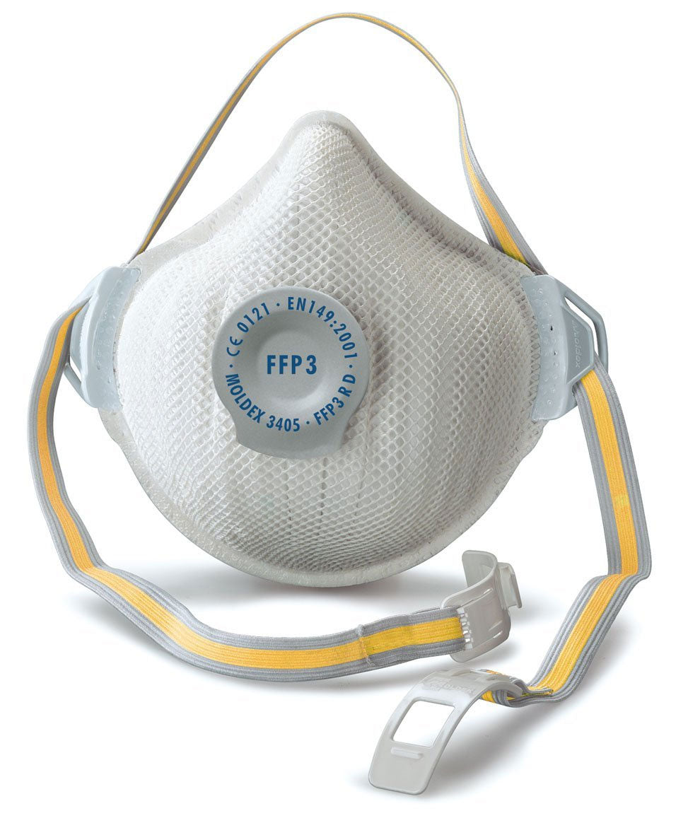 Moldex 3405 Air Plus Series 3000 Reusable Mask FFP3 - R D Ventex Valve