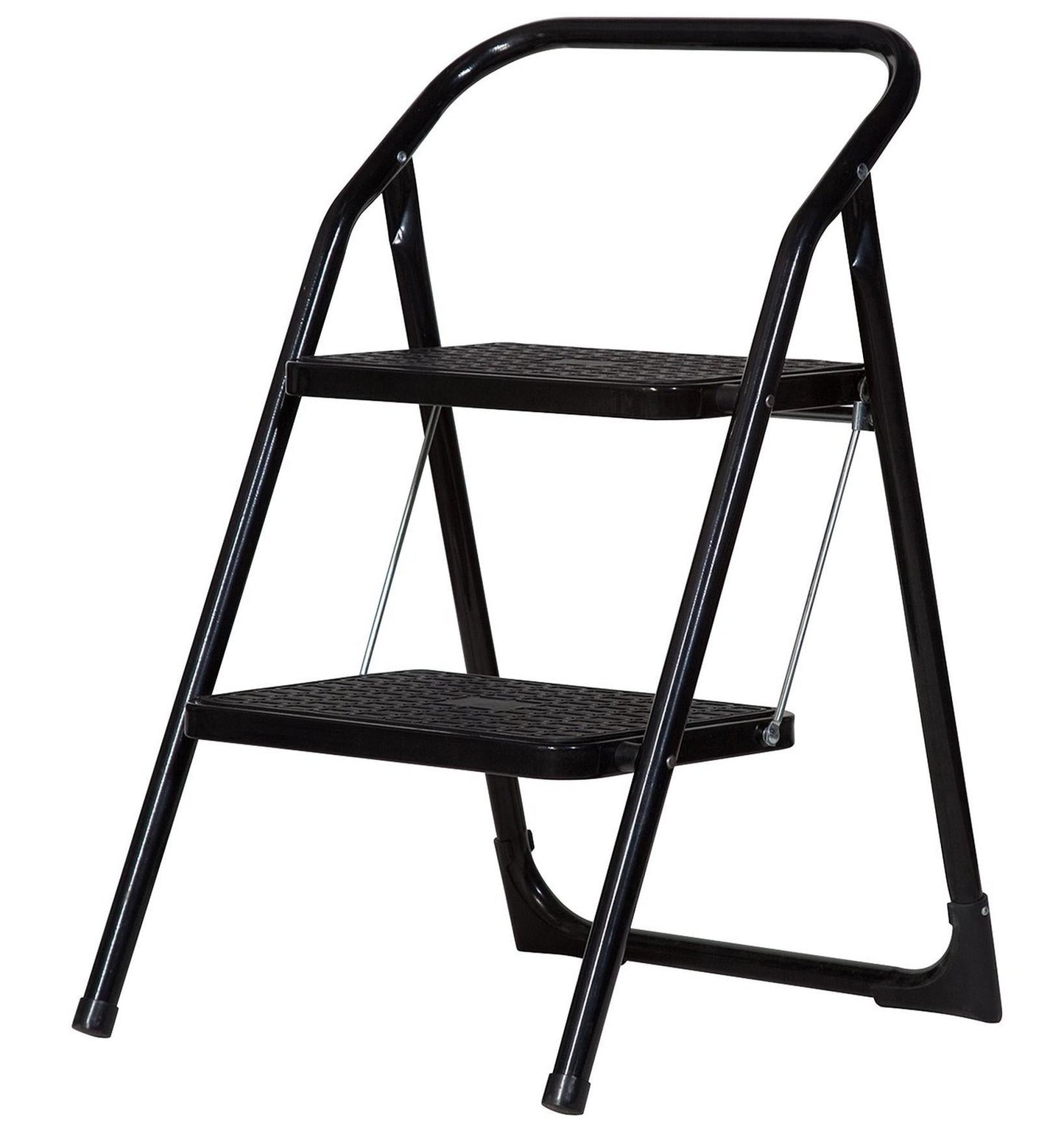 ABRU 2 Tread Stepstool Black Steel