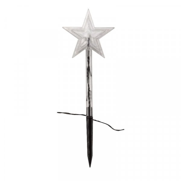 Three Kings StarDecor Stakes - Set of 8 - Warm White