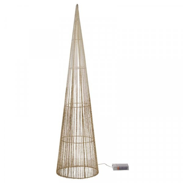 Three Kings Gold Sparkly TreeBelisk Set of 3