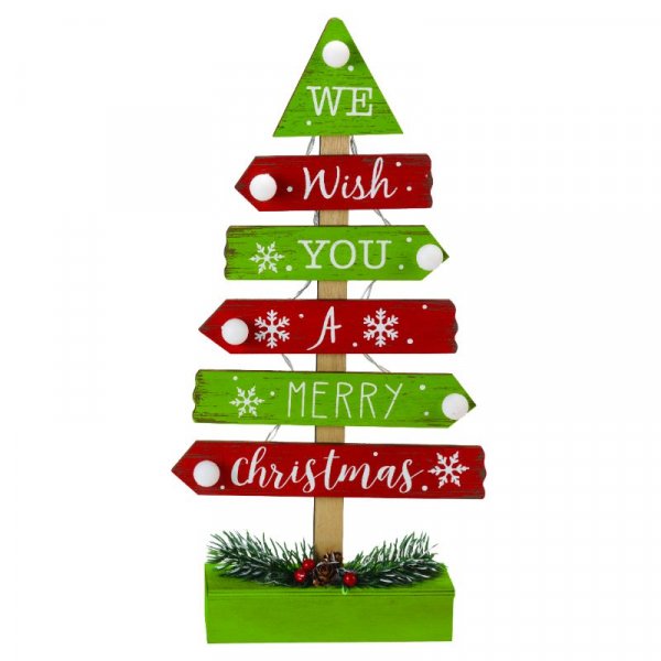 Three Kings Red/Green InLit Tree Magic