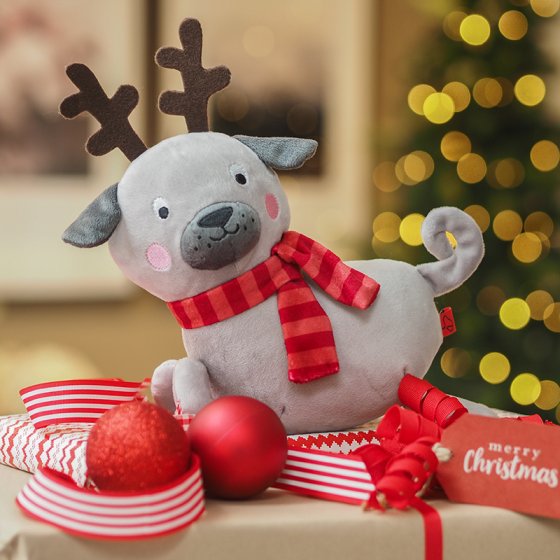 Zoon Dog Toy Large Festive Percy Pug PlayPal