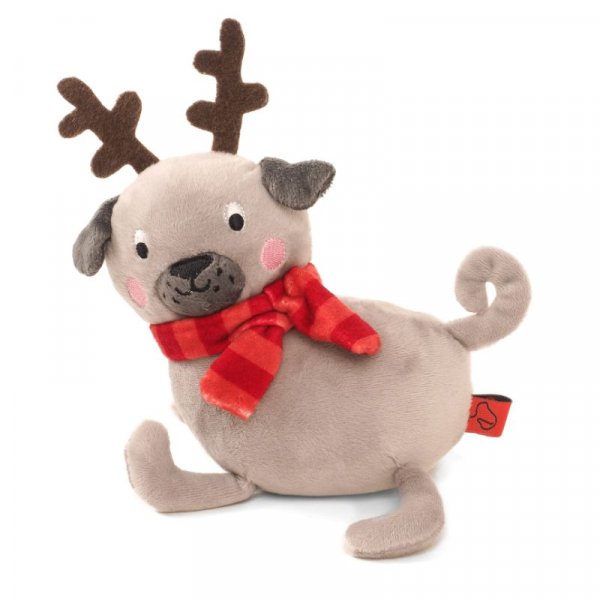 Zoon Dog Toy Festive Percy Pug PlayPal