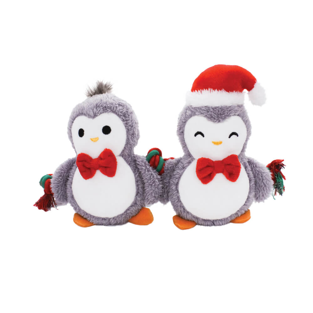 Happy Pet Dog Toy Penguin Rope Duo