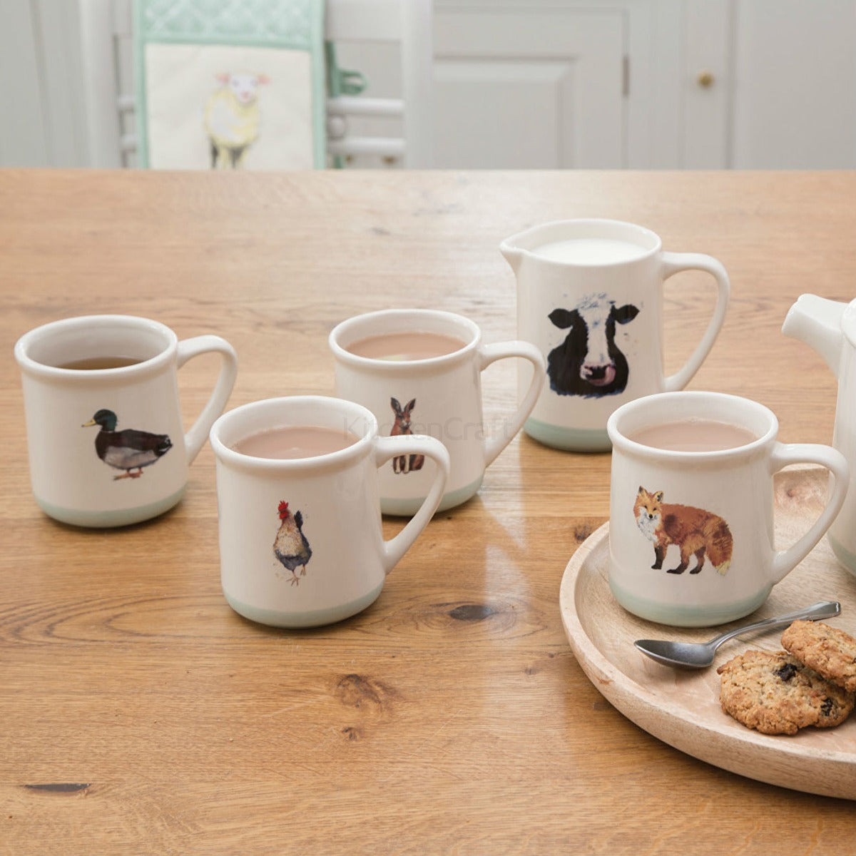 Apple Farm Stoneware Mug Assorted Print 350ml