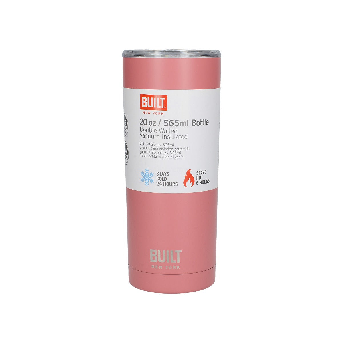 Built Double Walled Stainless Steel Water Tumbler 590ml