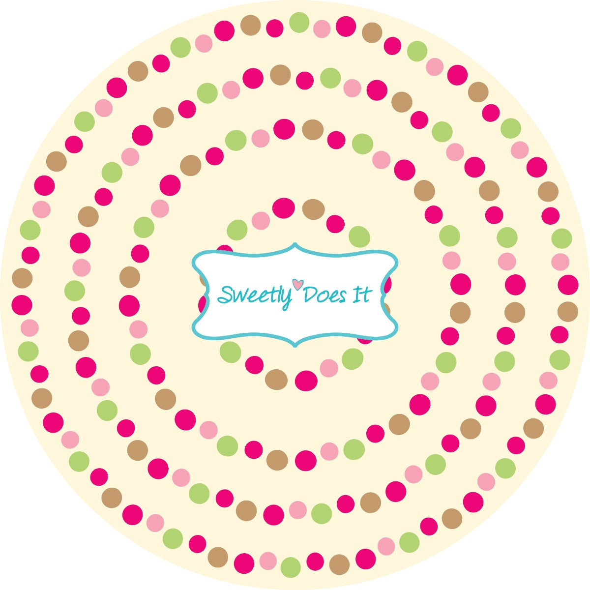 Sweetly Does It Polka Dot Cake Cases x60