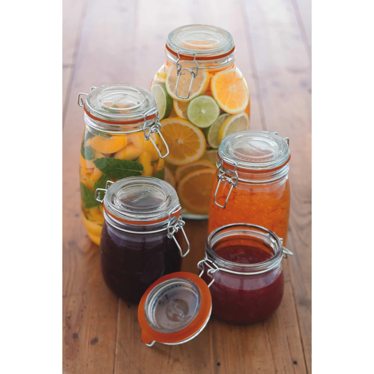 Home Made Glass Preserving Jar 1.5L