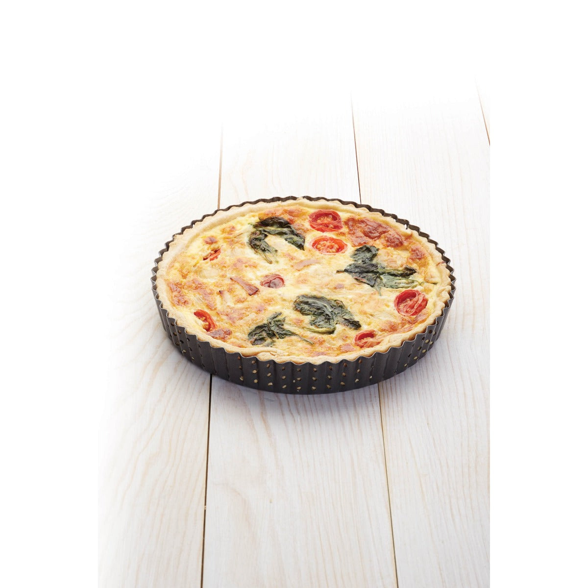 MasterClass Crusty Bake Non-Stick Fluted Round Quiche Tin 23cm