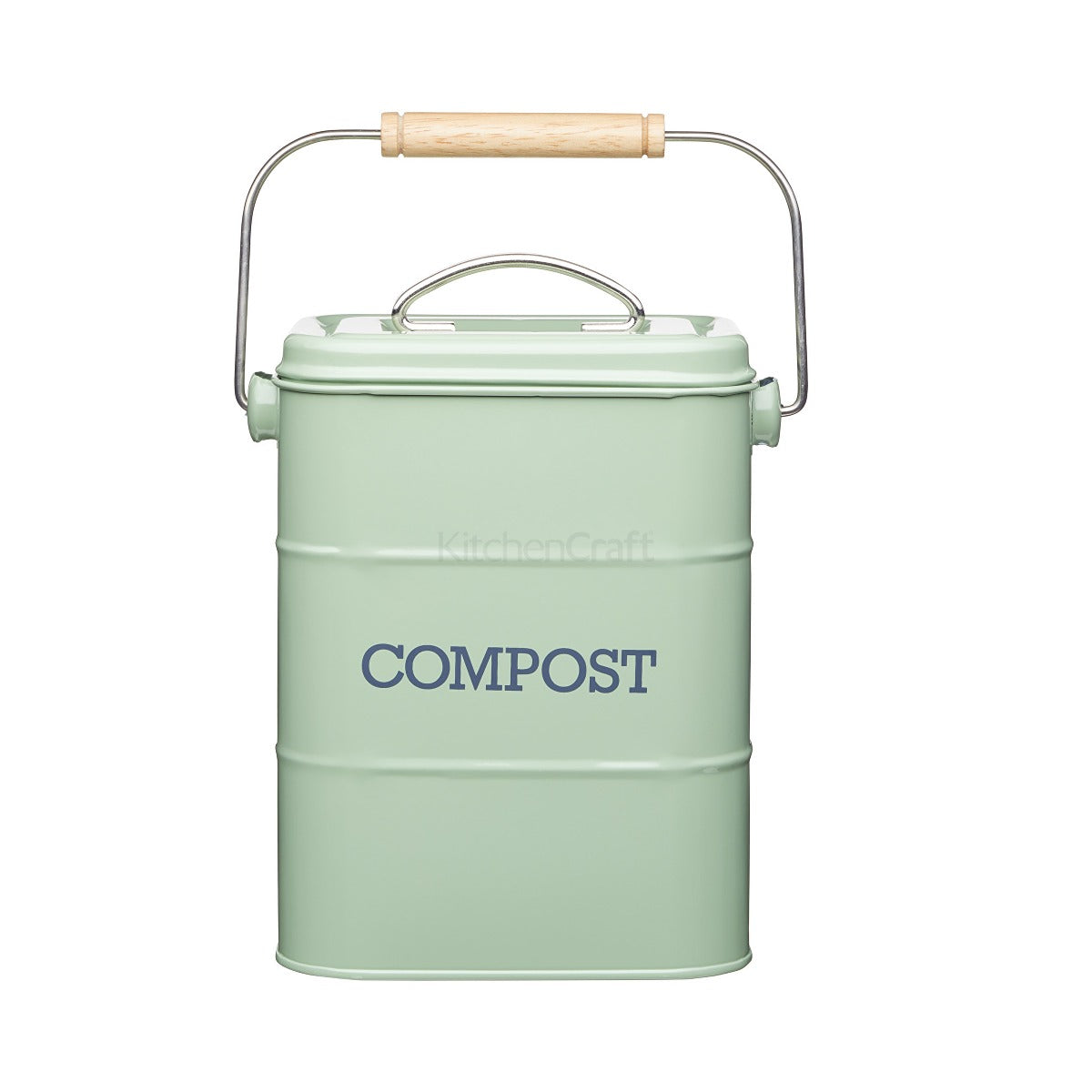 Living Nostalgia English Sage Green Food Waste Compost Bin