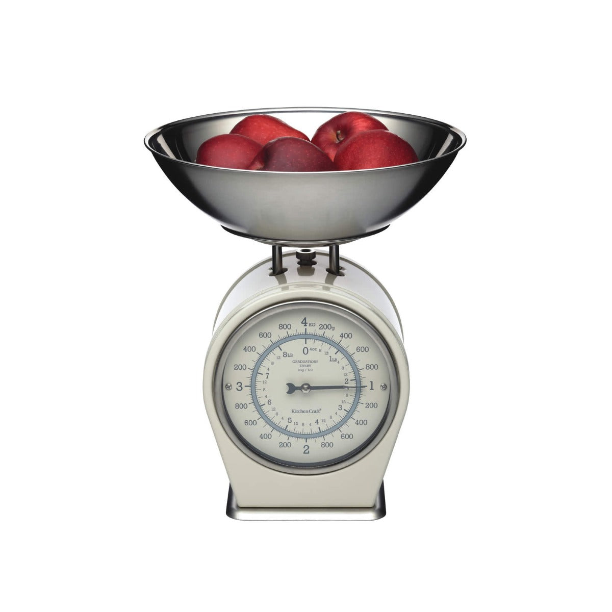 Living Nostalgia by KitchenCraft Antique Cream Mechanical Scale